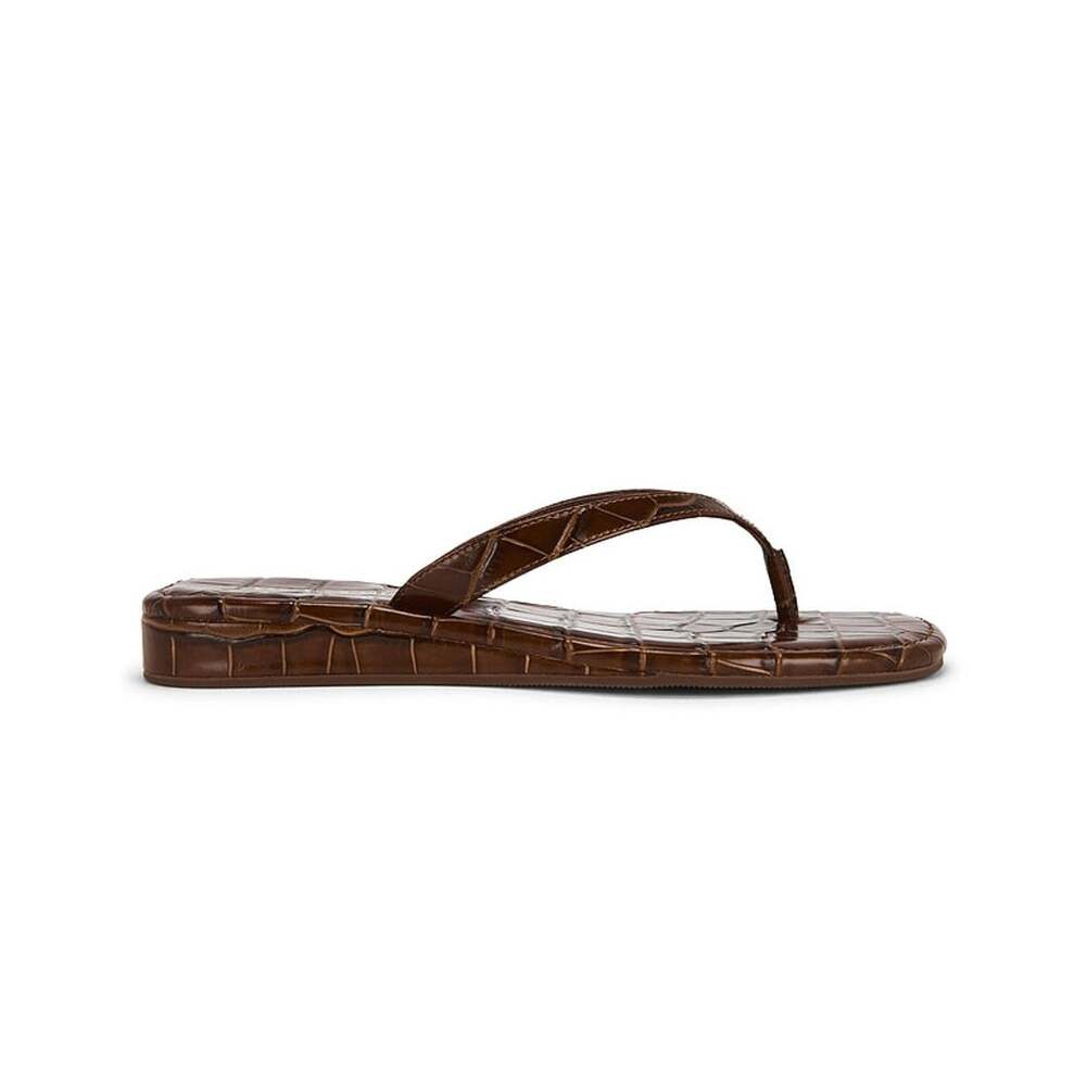 Loeffler Randall Elevated Brown Lina Flip Flop Sandal Size 9.5